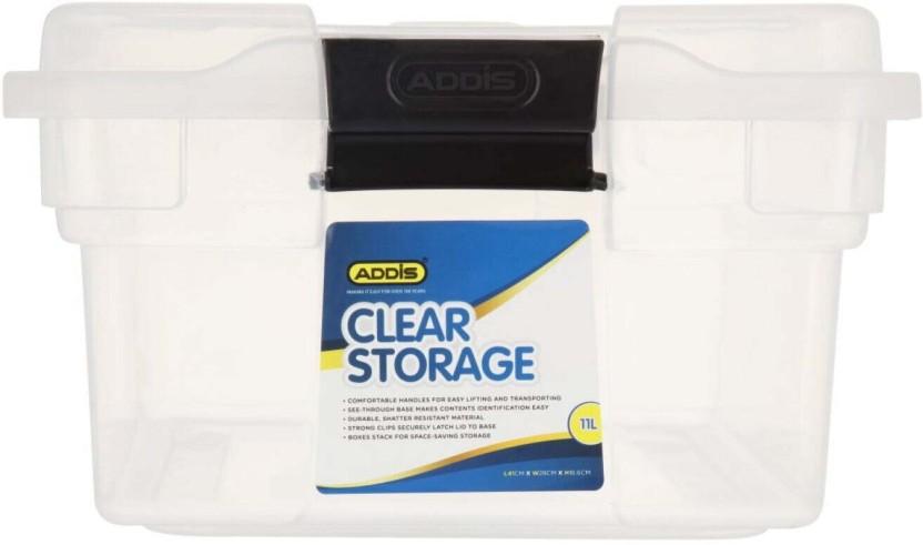 Addis Clear Storage Box Storage Box (White)