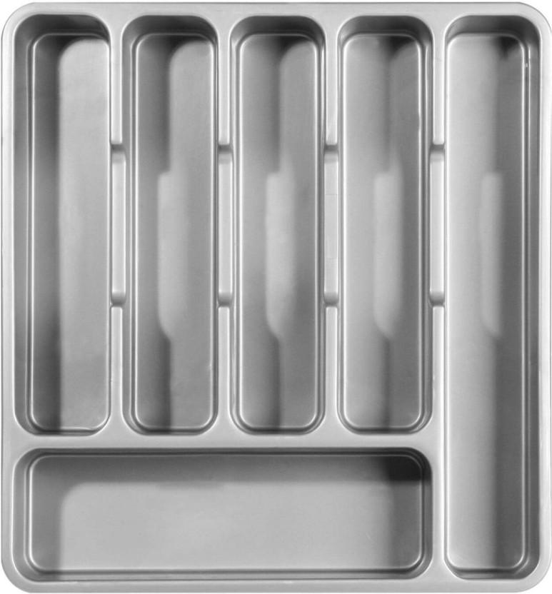 Addis Drawer Organiser Shelf Organizers (Grey, Wood)