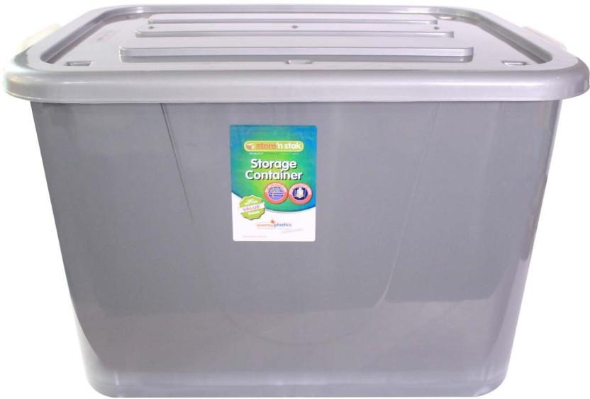 Store 'N Stak Container 150L Storage Box (Grey)