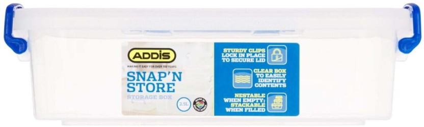 Addis Snap & Store Storage Box Storage Box (White)