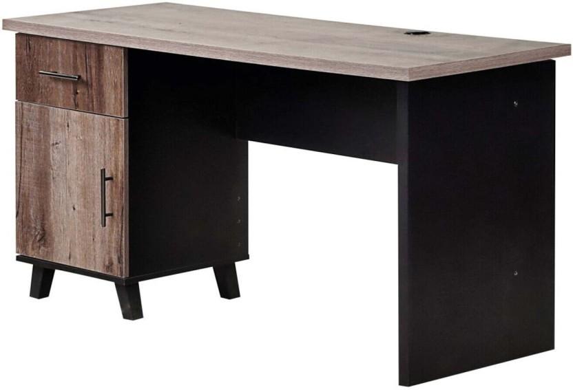 Home Desk 1500 Driftwood Multipurpose Table (Finish Colour - Black, DIY(Do-It-Yourself))