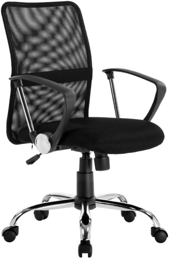 Nordic Mid Back Chair (Black, DIY(Do-It-Yourself))