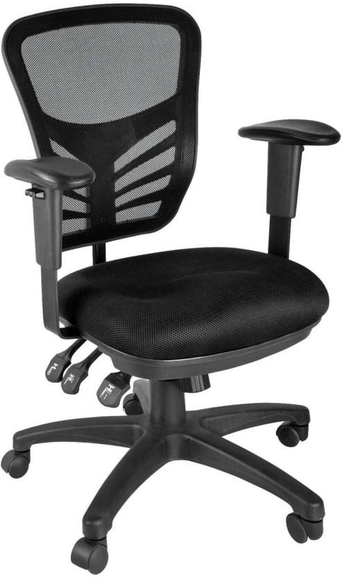 NA Office Adjustable Arm Chair (Black, DIY(Do-It-Yourself))