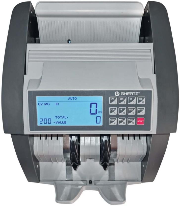 Ghertz Eu-860T Note Counter Table Top Cash Register (Digital Display)