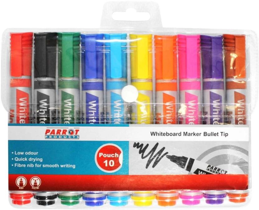 Parrot Whiteboard Markers (Multicolour)