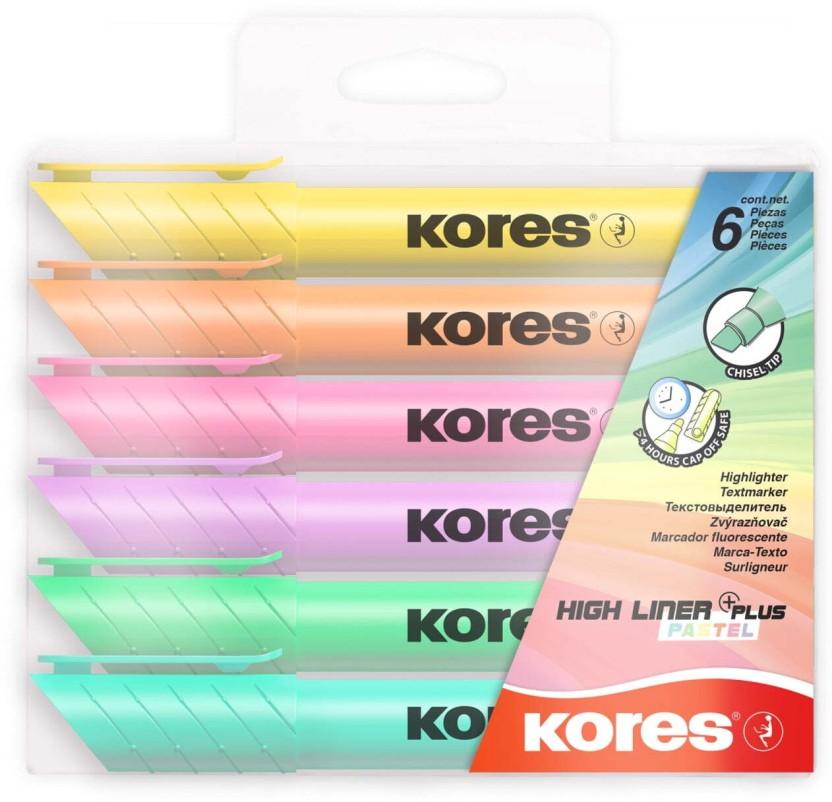 Kores Pastel Highlighter (Multicolour)