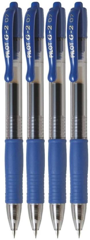 Pilot G2 Gel Pen (Pack of 4, Blue)