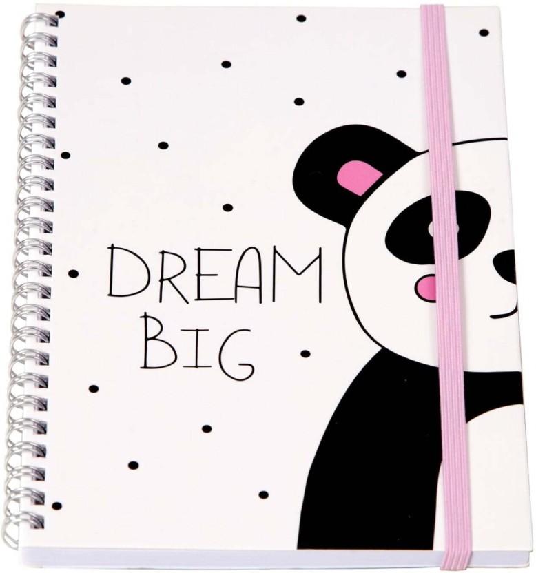 PEN&GEAR 000000000000460604_EA A5 Note Book (Pink, Black)