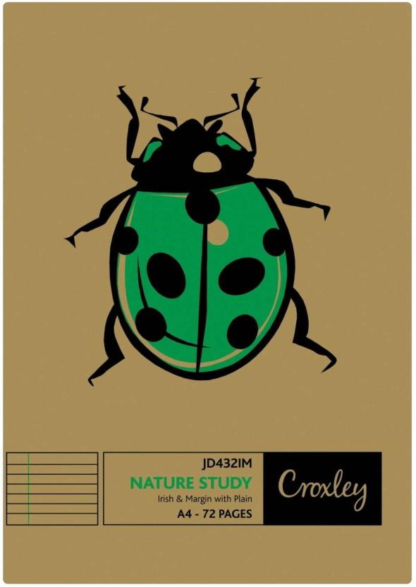 Croxley Nature Study Book A4 Note Book Irish Margin (Brown)