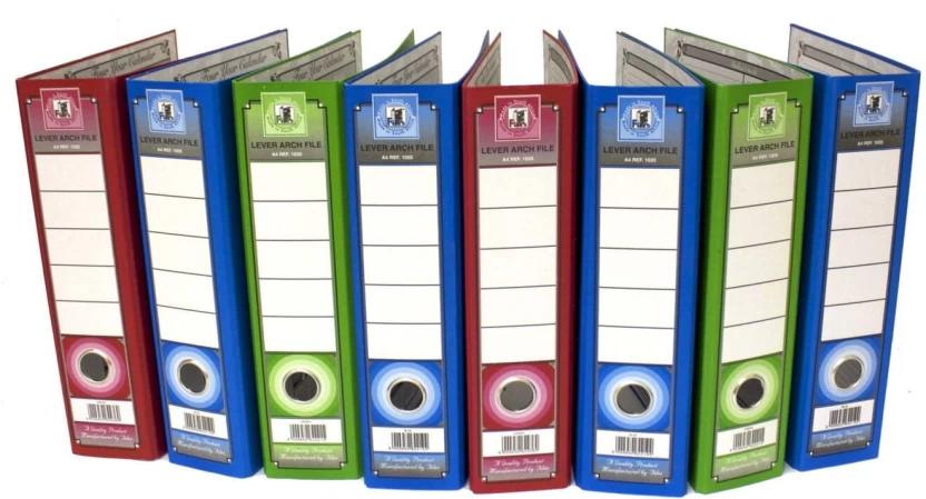 Files Polypropylene (Set of 1, Multicolour)