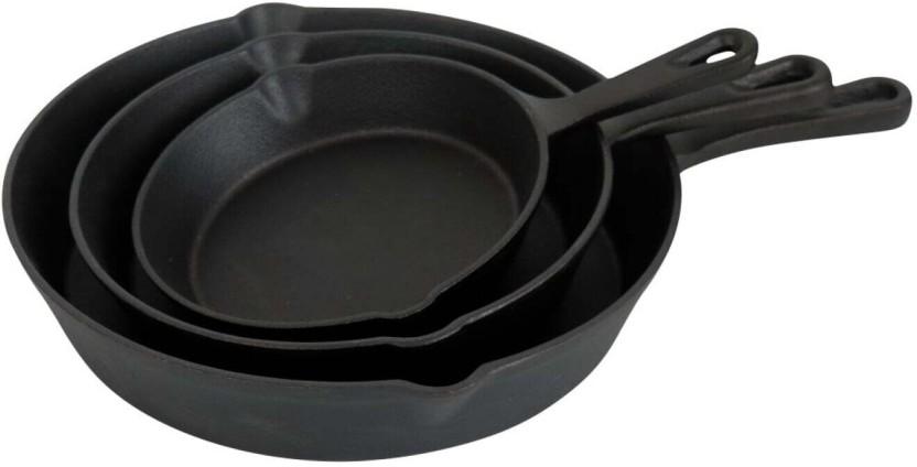 Camp Master Cast Iron Pan Set Pan Set 0 L capacity (Cast Iron)