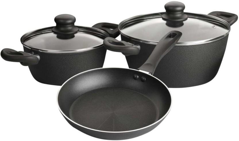Bauer 5 Piece | Apex Non Stick PTFE (Non-stick) Cookware Set (1 - Piece)