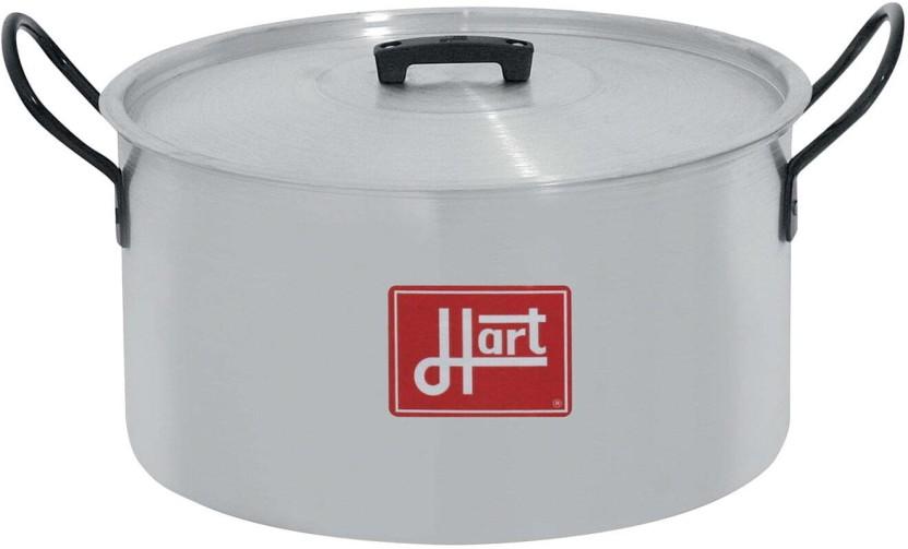 Hart Aluminium Stewpan Pan with Lid 12 L capacity (Aluminium)