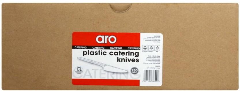 Aro White Disposable Plastic Cutlery Set (Pack of 1)