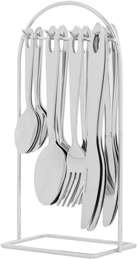 Eetrite 24 Piece Essentials Teardrop Stainless Steel Cutlery Set (Pack of 1)