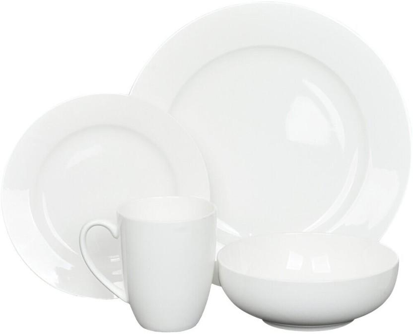 O2 Bone China New Bone Rim 16 Pieces Dinner Set