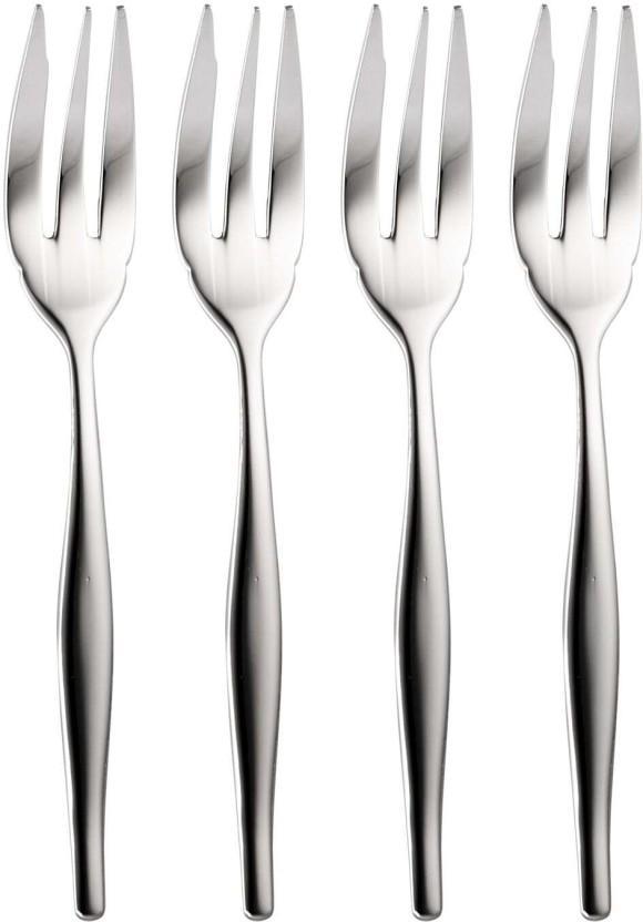 Eetrite 4 Pack Slimline Cake Stainless Steel Cutlery Set (Pack of 1)