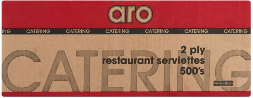 Aro Serviettes White Cloth Napkins