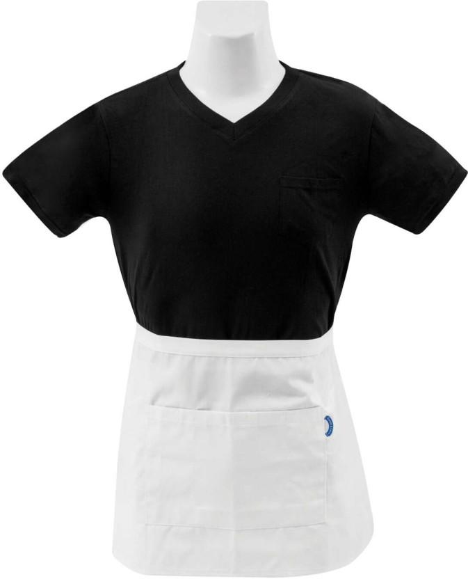 Bakers & Chefs Polyester Home Use Free (White, Single Piece)