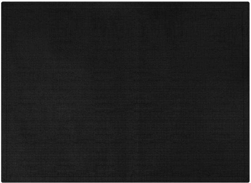 Linen House Solid 0 Table Cover (Black, Cotton)