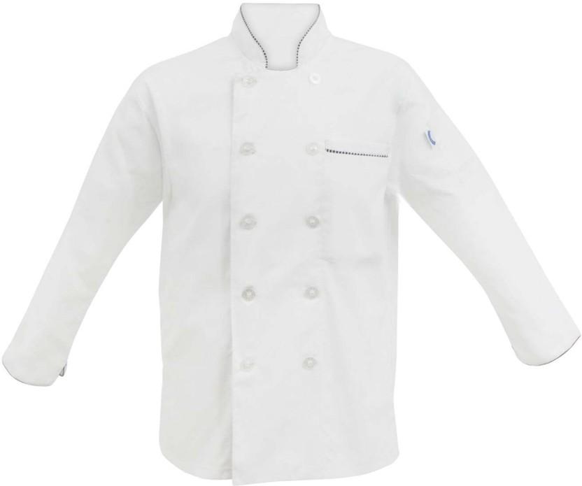 Bakers & Chefs Polyester Chef's M (White, Single Piece)
