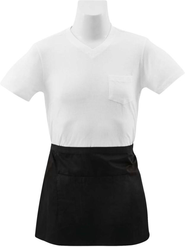 Bakers & Chefs Polyester Home Use Free (Black, Single Piece)