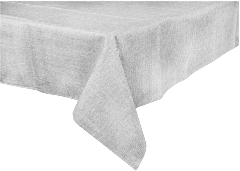 Linen House Solid 0 Table Cover (Grey, Cotton)