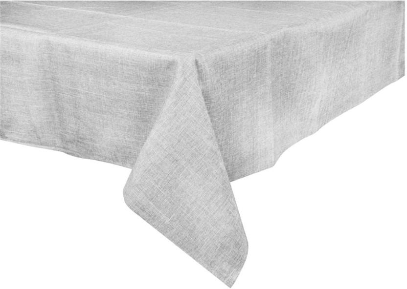 Linen House Solid 0 Table Cover (Grey, Cotton)