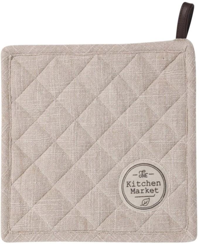 KOOPMAN Beige Cotton Kitchen Linen Set (Pack of 1)