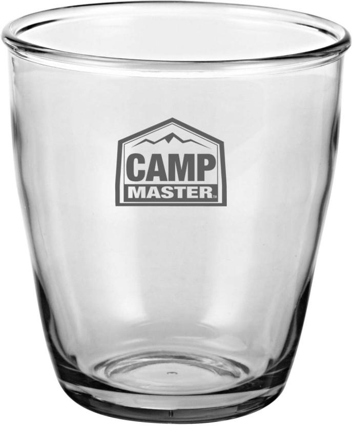 Camp Master Short Tumbler Water/Juice Glass (520 ml, Clear)