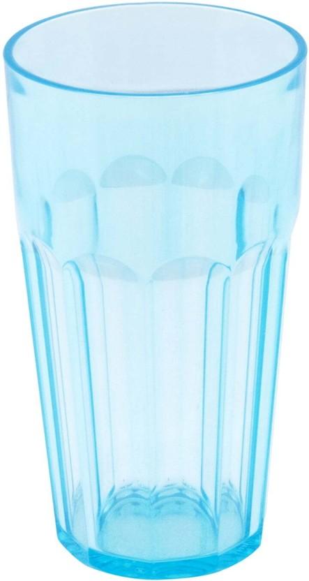 Alplas Glass Water/Juice Glass (350 ml, Blue)