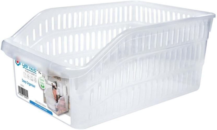 Organize-it_1 Plastic Kitchen Organiser Storage Basket (Pack of 1)