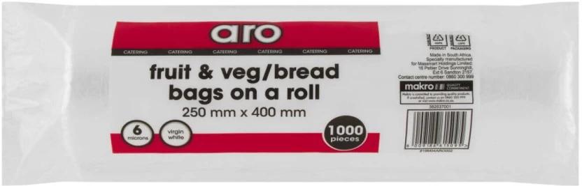Aro Fruit and Veg Bags Medium Grocery Bag (White)