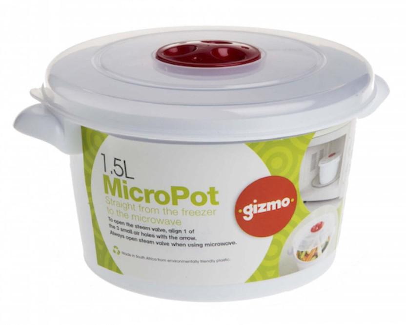 Gizmo Plastic Fridge Container  - 1.5 l (White)