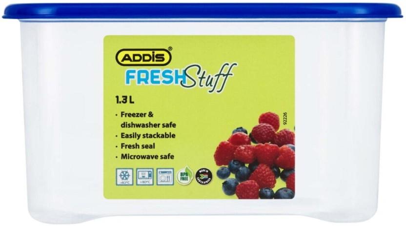 Addis Plastic Fridge Container  - 1300 ml (Blue)