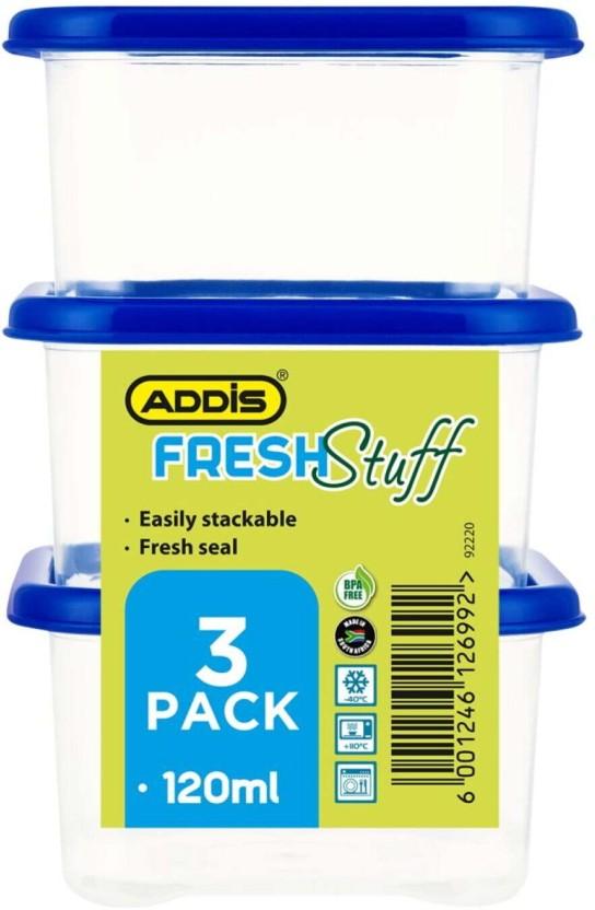 Addis Plastic Fridge Container  - 120 ml (Blue)