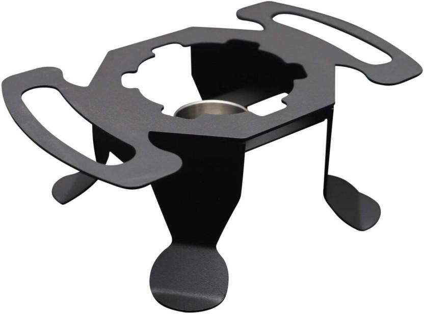 Lk Products Potjie Holder Carbon Steel Utensil Kitchen Rack (Black)