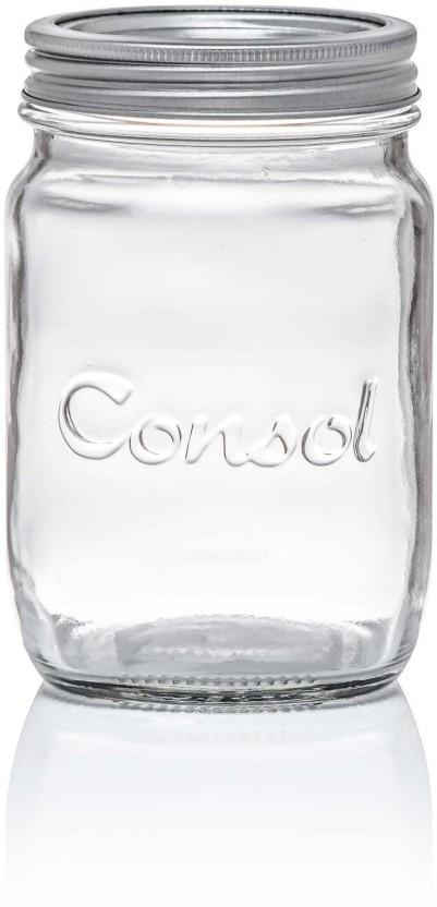 Consol Glass Pickle Jar  - 250 ml (White)