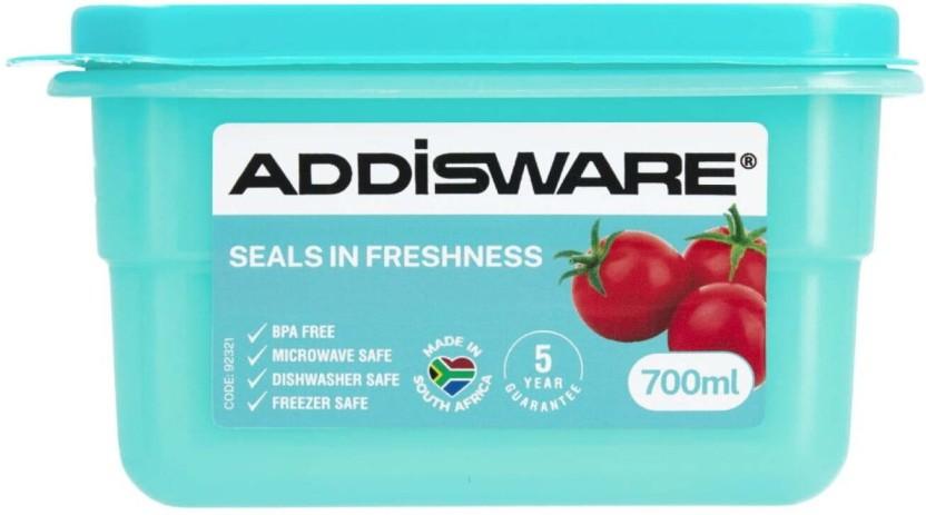 Addis Plastic Fridge Container  - 700 ml (Blue)