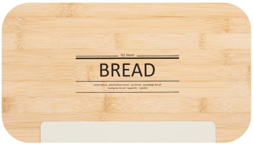 O2 Wooden Bread Container  - 460 ml (Brown)