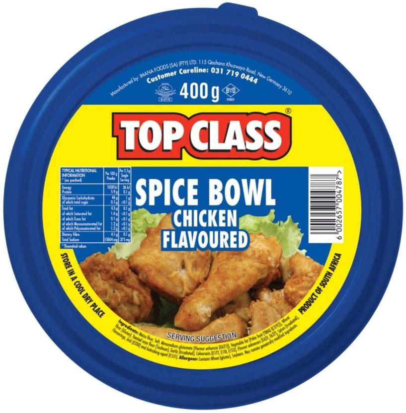 Top Class Spice Bowl Chicken Flavoured (10 x 400 g)