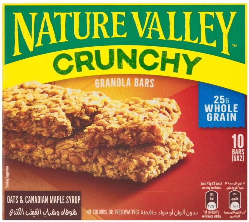 Nature Valley Crunchy Oat & Canadian Maple Syrup Granola Bars Box (42 g)