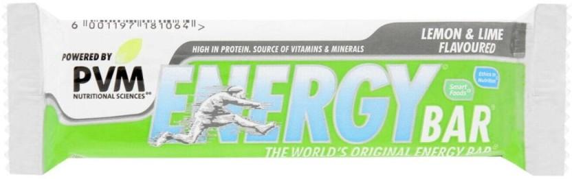 Pvm Lemon & Lime Flavoured Energy Bar Sachet (240 x 45 g)