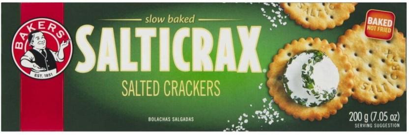 Bakers Slow Baked Salticrax Salted Biscuit (200 g)