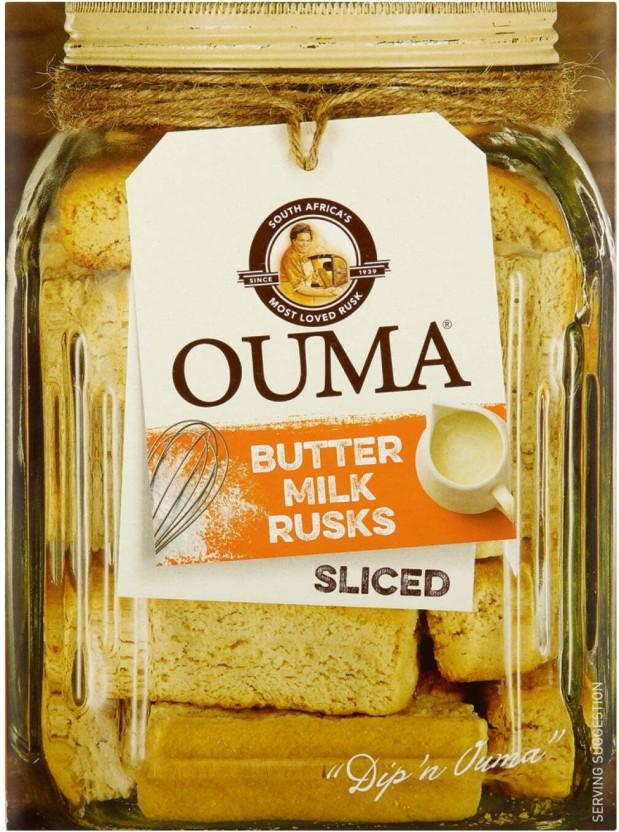 Ouma Sliced Butter flavoured Buttermilk Rusk (12 x 450 g)