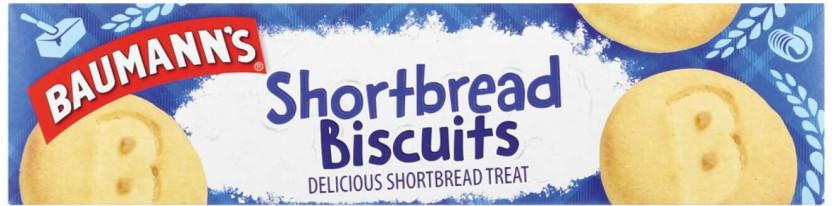 Baumann's Shortbread Cream Filled Biscuit (160 g)
