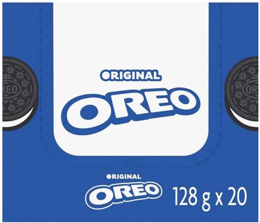Oreo Original Milk's Favourite Cream Filled Biscuit (133 g, Pack of 20)