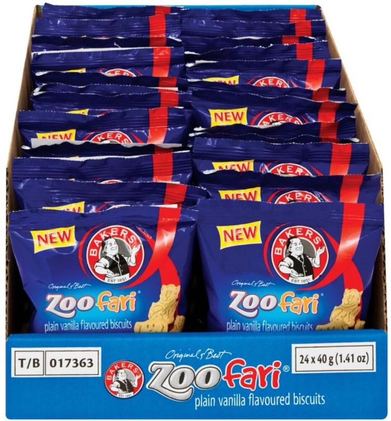 Bakers Zoofari Mini Biscotti (960 g, Pack of 24)