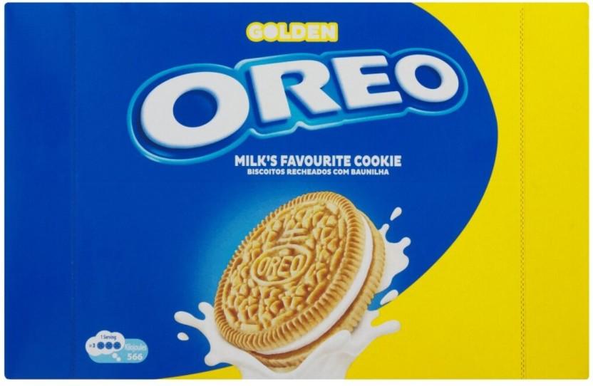 Oreo Golden Milk's Favourite Cream Filled Biscuit (36.8 g, Pack of 12)