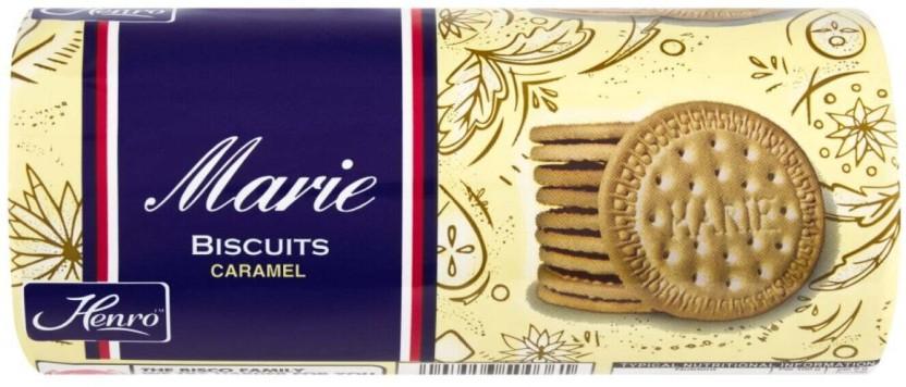 Henro Caramel Marie Biscuit (150 g, Pack of 12)